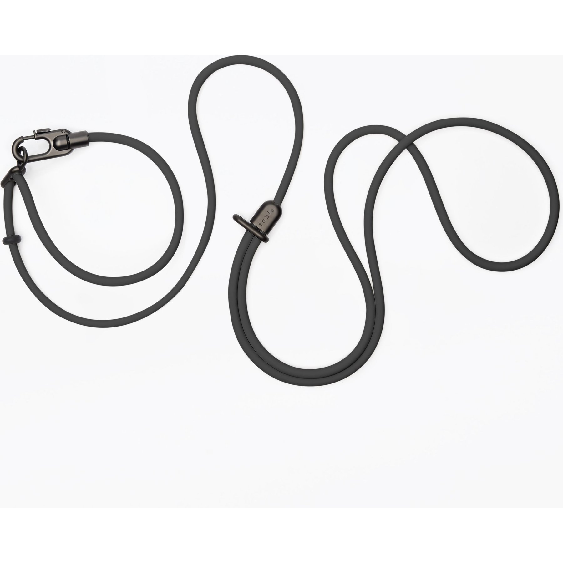 Fable Pets Magic Link Hands-Free Dog Leash, Black, Medium/Large