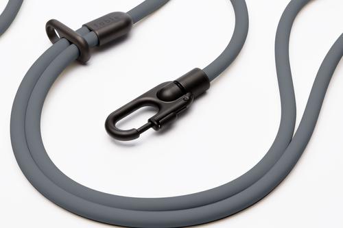 Show full view: Fable Pets Magic Link Hands-Free Dog Leash, Slate, Medium/Large slide 3 of 3