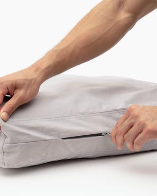 Show full view: Fable Pets Memory Foam Cat & Dog Bed, Green, Large/X-Large slide 4 of 5