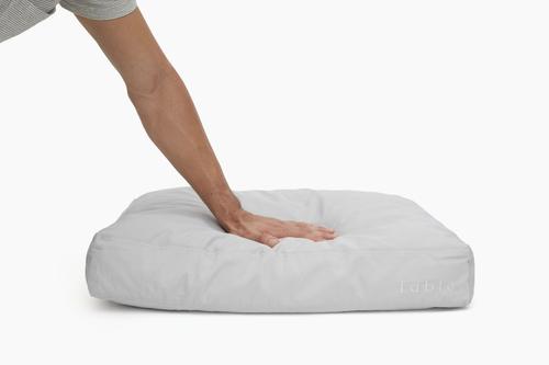 Show full view: Fable Pets Memory Foam Cat & Dog Bed, Mineral Grey, Medium slide 3 of 4