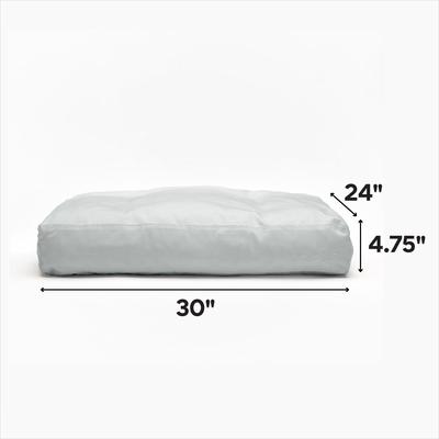 Show full view: Fable Pets Memory Foam Cat & Dog Bed, Mineral Grey, Medium slide 4 of 4
