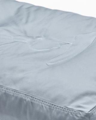 Show full view: Fable Pets Memory Foam Cat & Dog Bed, Silver Blue, Large/X-Large slide 3 of 4