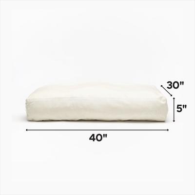 Show full view: Fable Pets Memory Foam Cat & Dog Bed, Tofu, Large/X-Large slide 4 of 4