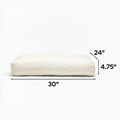 Show full view: Fable Pets Memory Foam Cat & Dog Bed, Tofu, Medium slide 4 of 4