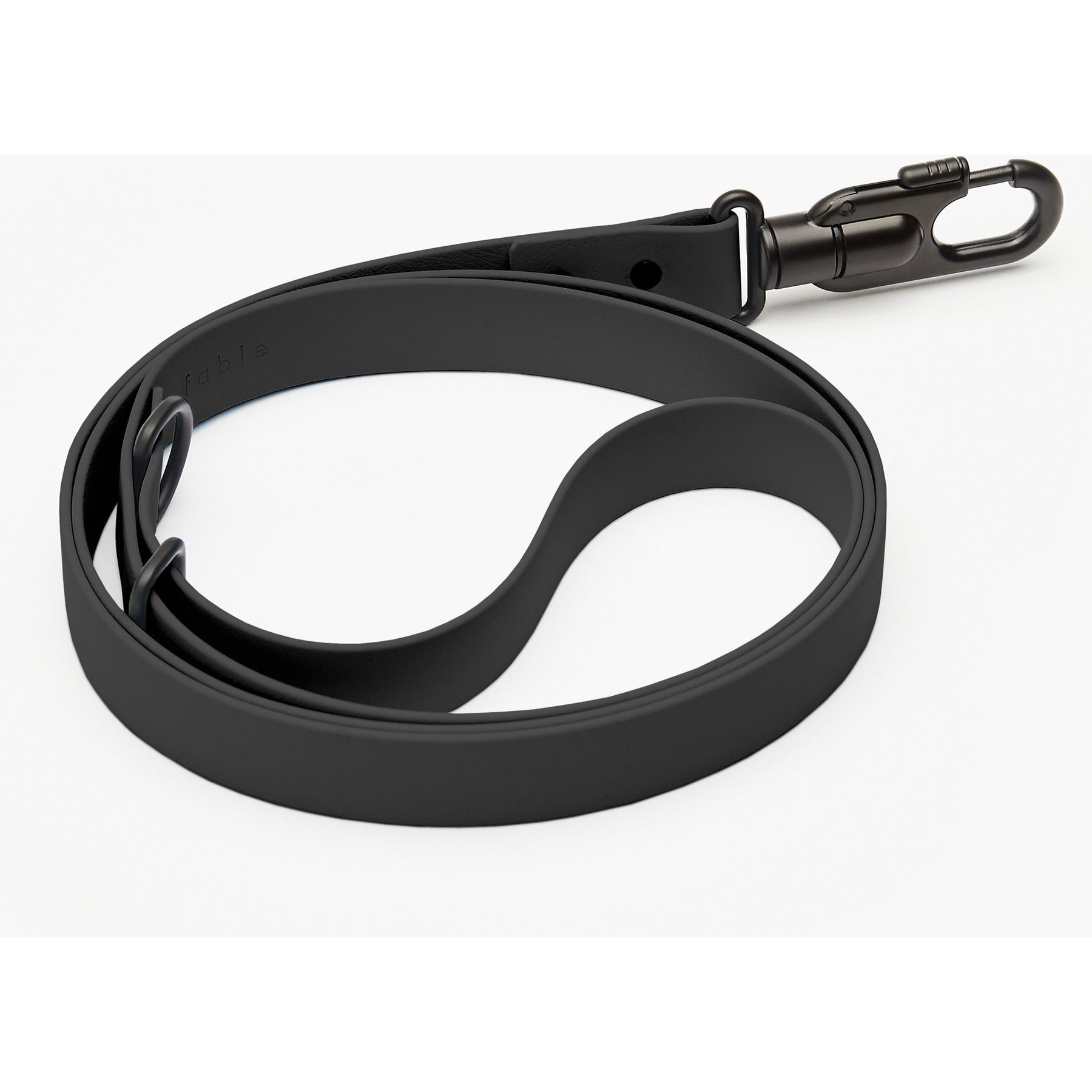 Fable Pets Signature Dog Leash, Black, Small/Medium