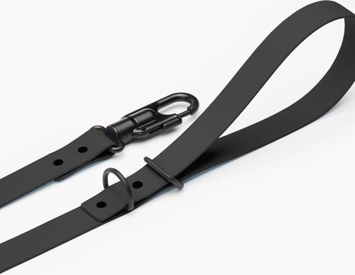 Show full view: Fable Pets Signature Dog Leash, Black, Small/Medium slide 2 of 4