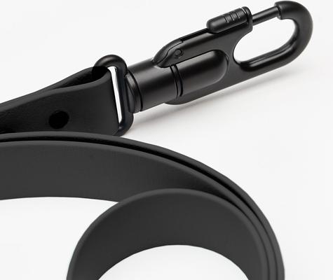 Show full view: Fable Pets Signature Dog Leash, Black, Small/Medium slide 3 of 4