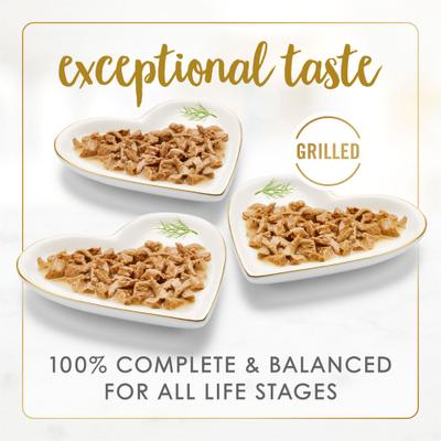 Show full view: Fancy Feast Adult Grilled Seafood Feast Variety Pack in Gravy Wet Cat Food, 3-oz can, case of 30 slide 4 of 14