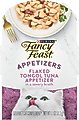Fancy Feast Appetizers Grain-Free Flaked Tongol Tuna Appetizer in Savory Broth Wet Cat Food, 1.1-oz tray, c...