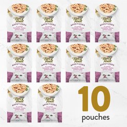 Fancy Feast Appetizers Grain-Free Flaked Tongol Tuna Appetizer in Savory Broth Wet Cat Food, 1.1-oz tray, case of 10 slide 2 of 7