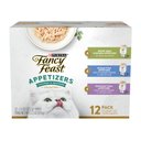 Fancy Feast Appetizers Grain-Free Variety Pack Wet Cat Food, 1.1-oz tray, case of 12
