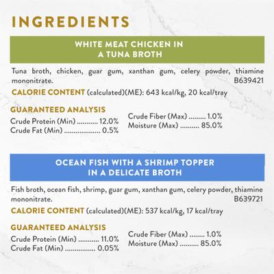 Show full view: Fancy Feast Appetizers Grain-Free Variety Pack Wet Cat Food, 1.1-oz tray, case of 12 slide 5 of 11