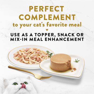 Show full view: Fancy Feast Appetizers Grain-Free White Meat Chicken & Flaked Tuna Appetizer in Savory Broth Wet Cat Food, 1.1-oz tray, case of 10 slide 4 of 10