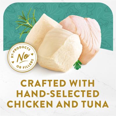 Show full view: Fancy Feast Appetizers Grain-Free White Meat Chicken & Flaked Tuna Appetizer in Savory Broth Wet Cat Food, 1.1-oz tray, case of 10 slide 8 of 10