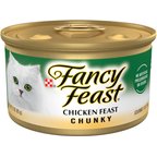 Fancy Feast Chicken Feast Chunky Pate Wet Cat Food, 3-oz can, case of 24