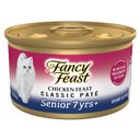 Fancy Feast Chicken Feast Pate Senior 7+ Canned Cat Food, 3-oz can, case of 24
