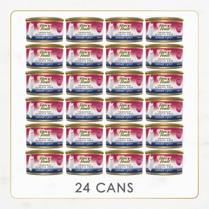 Fancy Feast Chicken Feast Pate Senior 7+ Canned Cat Food, 3-oz can, case of 24
