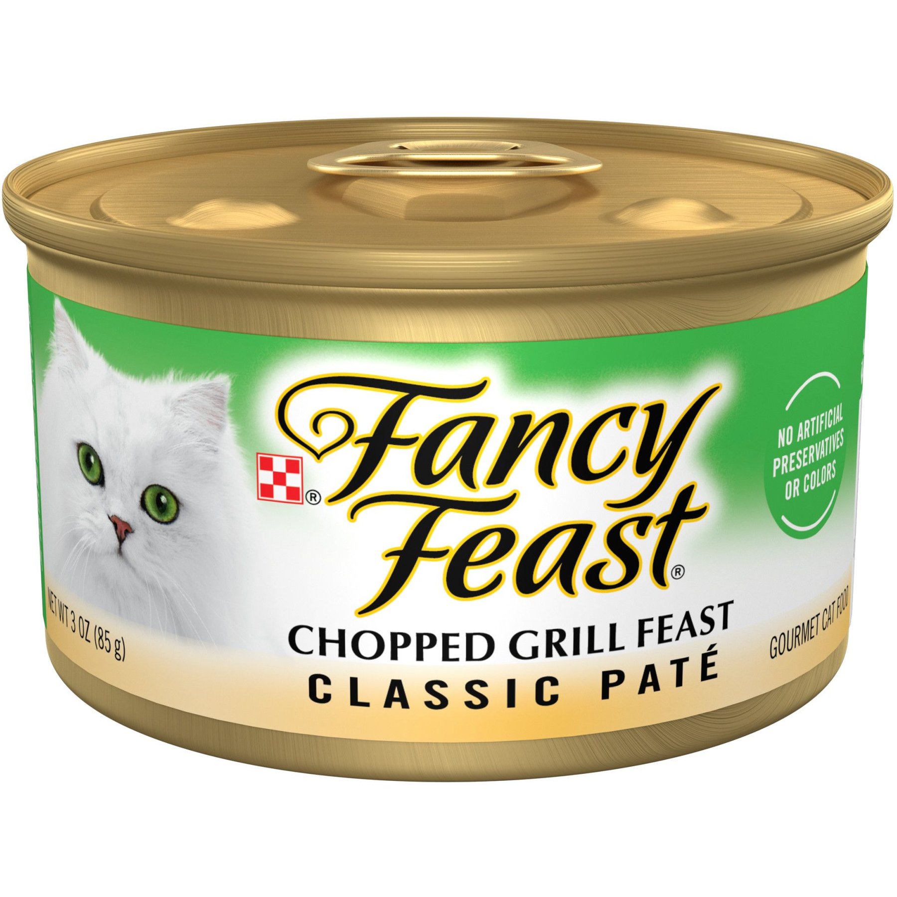 Fancy Feast Classic Chopped Grill Cat Food, 3-oz, case of 24