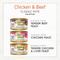 Show in main carousel: Fancy Feast Classic Collection Chicken & Beef Pate Variety Pack Canned Cat Food, 3-oz can, case of 24 slide 4 of 11