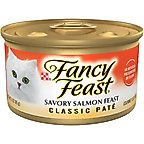 Fancy Feast Classic Savory Salmon Feast Canned Cat Food, 3-oz, case of 24
