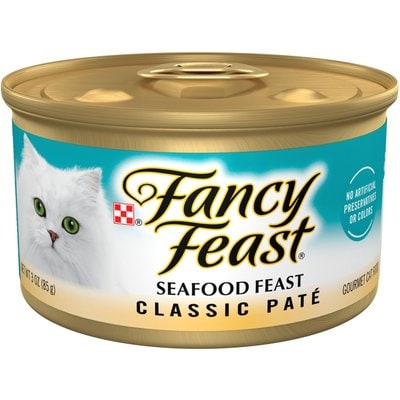 Fancy Feast Fancy Feast Classic Seafood Feast Canned Cat Food, 3-oz can, case of 24