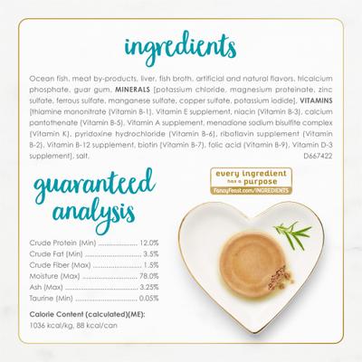 Show full view: Fancy Feast Classic Seafood Feast Canned Cat Food, 3-oz, case of 24 slide 7 of 12