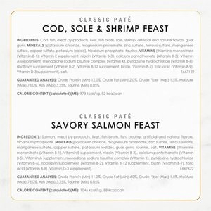 Fancy Feast Classic Seafood Feast Variety Pack Canned Cat Food, 3-oz, case of 12