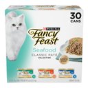 Fancy Feast Classic Seafood Feast Variety Pack Canned Cat Food, 3-oz, case of 30