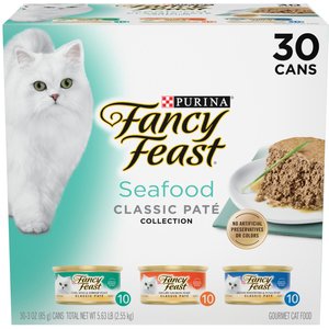 Fancy Feast Classic Seafood Feast Variety Pack Canned Cat Food