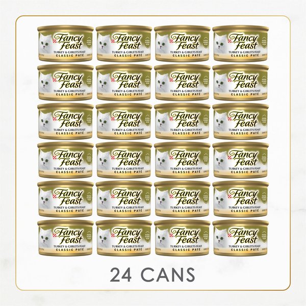Fancy Feast Classic Turkey & Giblets Feast Canned Cat Food