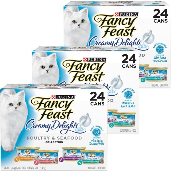 Fancy Feast Creamy Delights Chicken Feast in a Creamy Sauce Canned Cat Food
