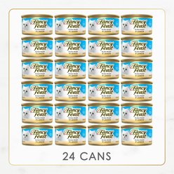 Fancy Feast Flaked Tuna Feast Wet Cat Food, 3-oz can, case of 24 slide 2 of 8