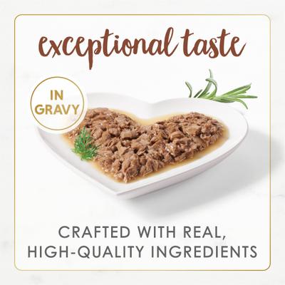 Show full view: Fancy Feast Gourmet Naturals Beef Recipe in Gravy Canned Cat Food, 3-oz, case of 12 slide 4 of 13