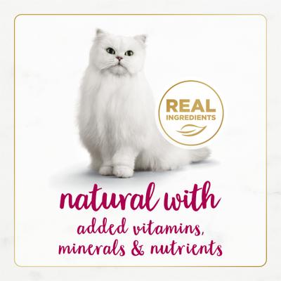 Show full view: Fancy Feast Gourmet Naturals Natural White Meat Chicken & Beef Recipe In Gravy Canned Cat Food, 3-oz can, case of 12 slide 4 of 11