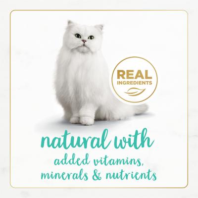 Show full view: Fancy Feast Gourmet Naturals Ocean Whitefish Recipe Grain-Free Pate Canned Cat Food, 3-oz can, case of 12 slide 4 of 10