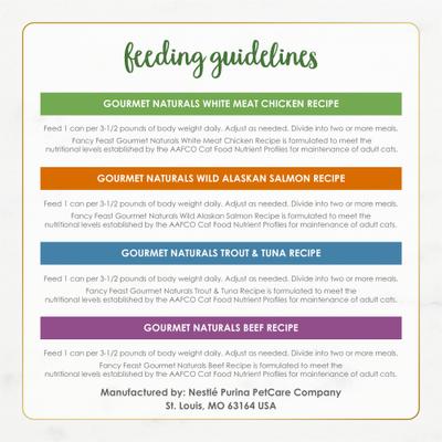 Show full view: Fancy Feast Gourmet Naturals Pate Variety Pack Canned Cat Food, 3-oz, case of 12 slide 9 of 12