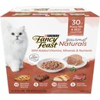 Fancy Feast Gourmet Naturals Poultry & Beef Variety Pack Canned Cat Food, 3-oz, case of 30