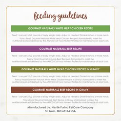 Fancy Feast Gourmet Naturals Poultry & Beef Variety Pack Canned Cat Food, 3-oz, case of 30 slide 2 of 8