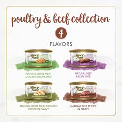 Fancy Feast Gourmet Naturals Seafood Variety Pack Canned Food + Poultry & Beef Variety Pack Canned Cat Food slide 2 of 9
