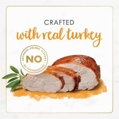 Show full view: Fancy Feast Gourmet Naturals Turkey Recipe Pate Canned Cat Food, 3-oz can, case of 12 slide 6 of 12