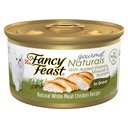 Fancy Feast Gourmet Naturals White Meat Chicken Recipe in Gravy Canned Cat Food, 3-oz, case of 12