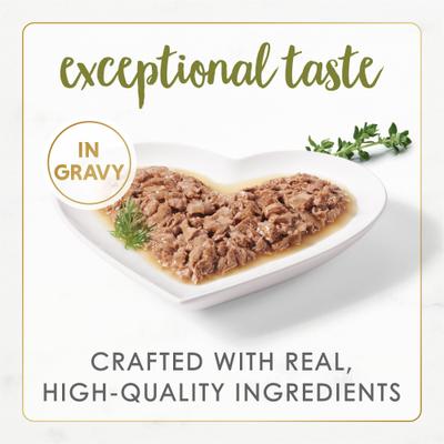 Show full view: Fancy Feast Gourmet Naturals White Meat Chicken Recipe in Gravy Canned Cat Food, 3-oz, case of 12 slide 4 of 13