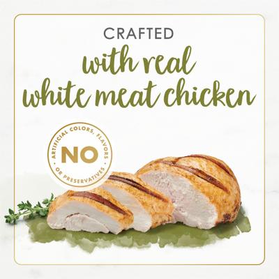 Show full view: Fancy Feast Gourmet Naturals White Meat Chicken Recipe in Gravy Canned Cat Food, 3-oz, case of 12 slide 6 of 13