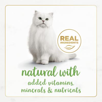 Show full view: Fancy Feast Gourmet Naturals White Meat Chicken Recipe Pate Canned Cat Food, 3-oz, case of 12 slide 4 of 11