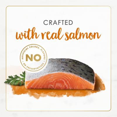 Show full view: Fancy Feast Gourmet Naturals Wild Alaskan Salmon Recipe Pate Canned Cat Food, 3-oz, case of 12 slide 5 of 11