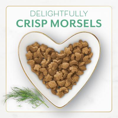 Show full view: Fancy Feast Gourmet Ocean Fish & Salmon & Accents of Garden Greens Dry Cat Food, 12-lb bag slide 4 of 12