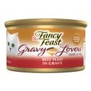 Fancy Feast Gravy Lovers Beef Feast Gravy Canned Cat Food, 3-oz can, case of 24