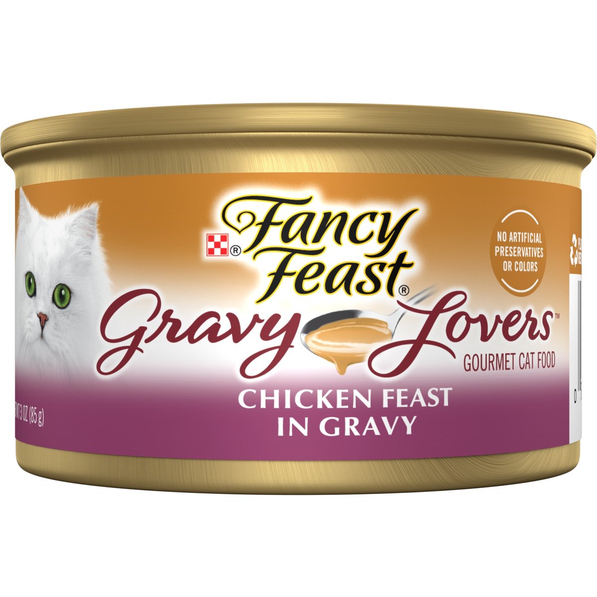 Fancy Feast Gravy Lovers Chicken Canned Cat Food, 3-oz, case of 24
