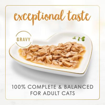 Show full view: Fancy Feast Gravy Lovers Chicken Hearts & Liver Feast in Gravy Canned Cat Food, 3-oz, case of 24 slide 4 of 12