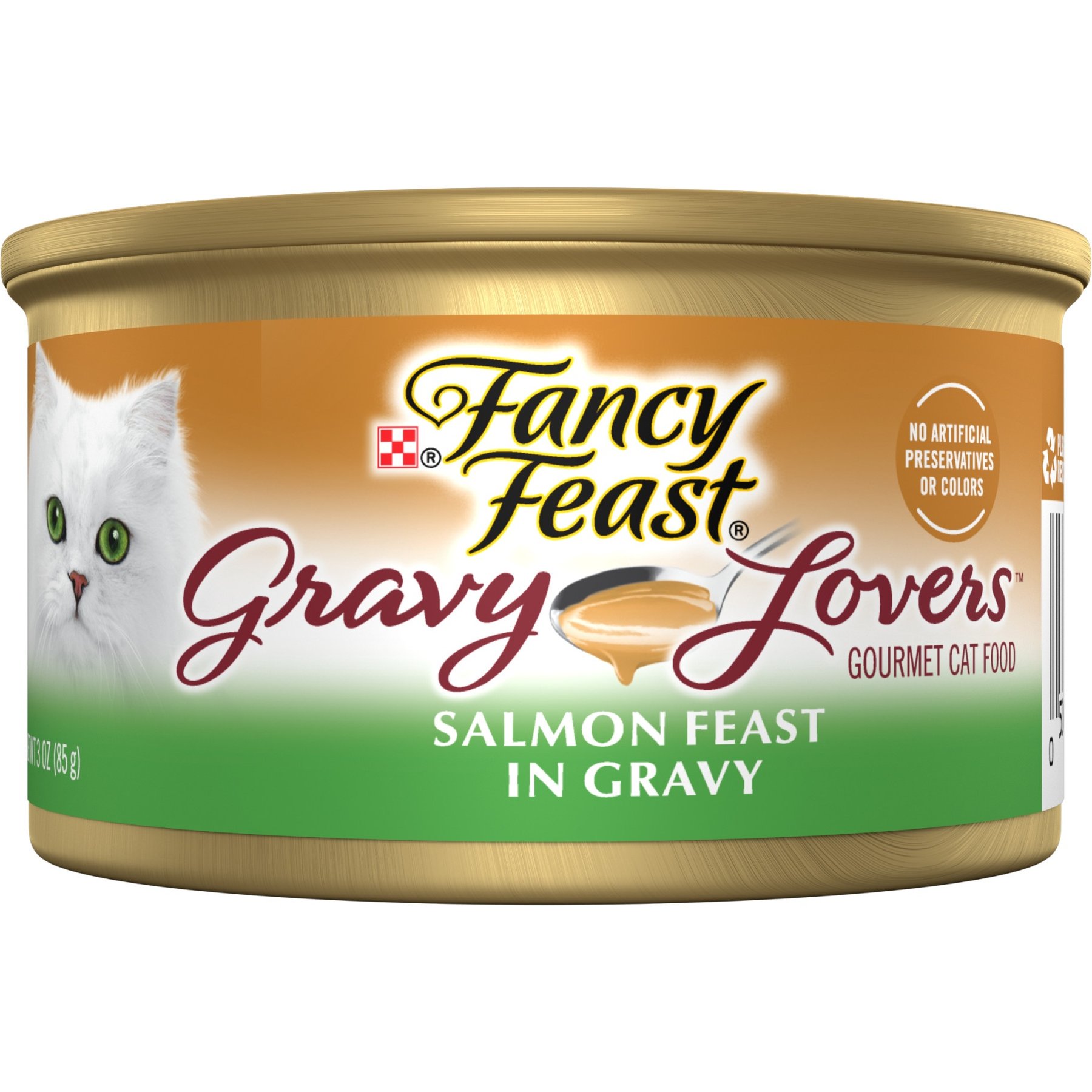 Fancy Feast Gravy Lovers Salmon Feast Canned Cat Food, 3-oz, 24 ct